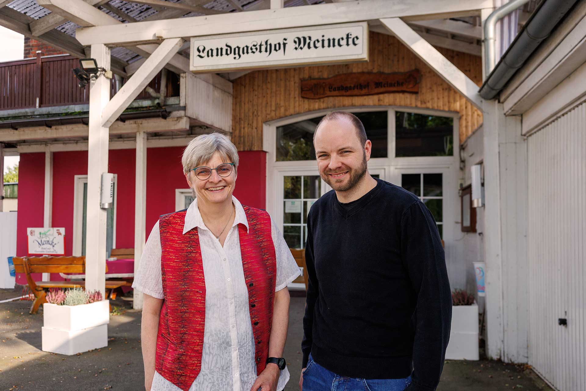 Silvia Meincke und Sohn Marcel Meincke
