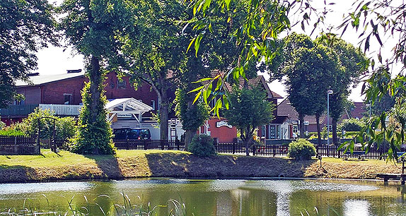 Hoteleigene Fischteiche